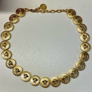 Versace Gold Medusa Choker Necklace